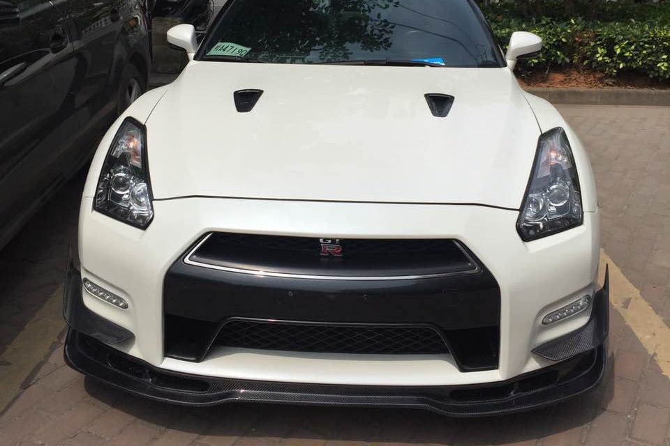 2008-2011 Nissan GTR R35 CBA BSE Style Part Carbon Fiber Front Lip With Undertray - Carbonado