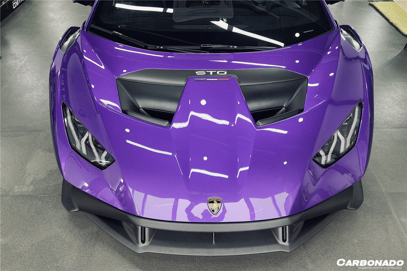 2021 - 2025 Lamborghini Huracan STO Dry Carbon Fiber Down-Front Lip