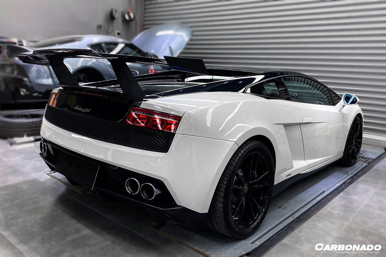 2004 - 2014 Lamborghini Gallardo STO Style Carbon Fiber Trunk Spoiler Wing