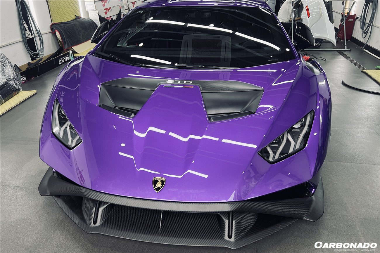 2021 - 2025 Lamborghini Huracan STO Dry Carbon Fiber Down-Front Lip