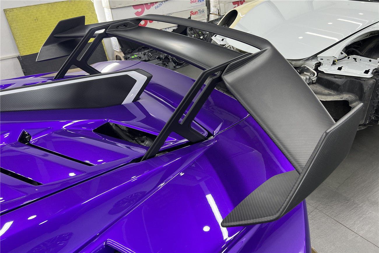 2021 - 2024 Lamborghini Huracan STO Dry Carbon Fiber Trunk Spoiler Wing Plate
