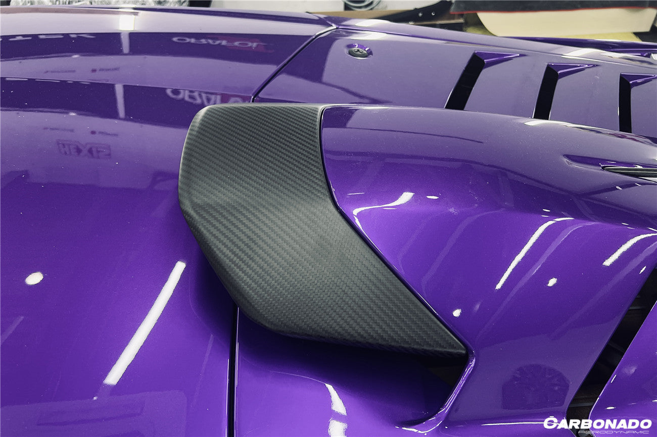2021 - 2025 Lamborghini Huracan STO Dry Carbon Fiber Engine Room Vent