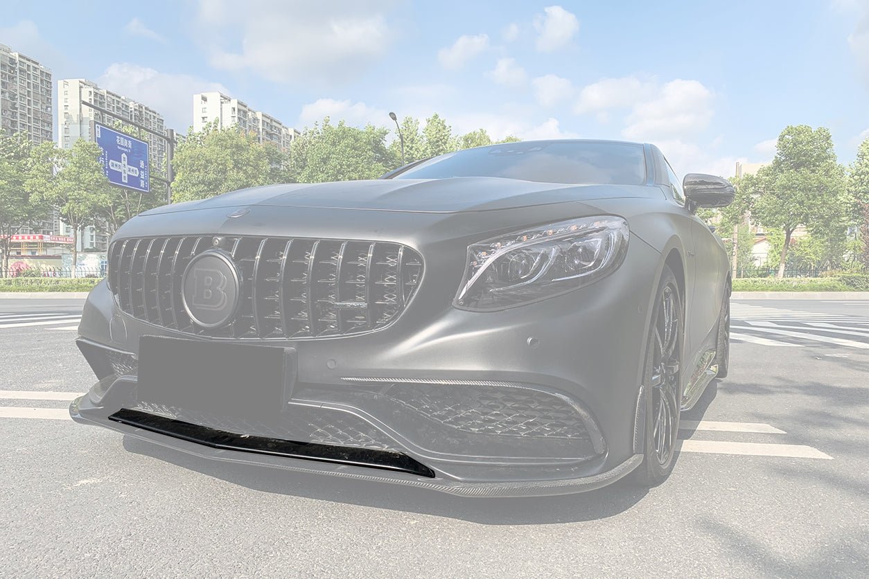 2014-2017 Mercedes S63/S65 AMG Coupe (C217) Carbon Fiber Front Lip