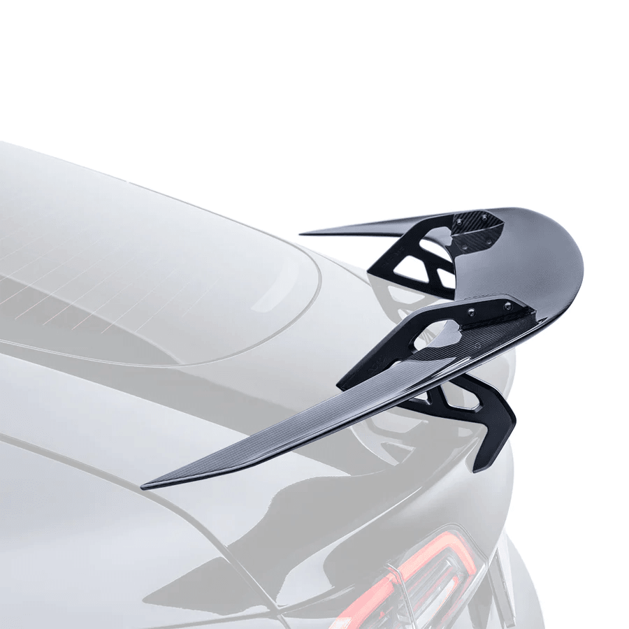 Adro Tesla Model 3 at S-Carbon Fiber Swan Neck Wing