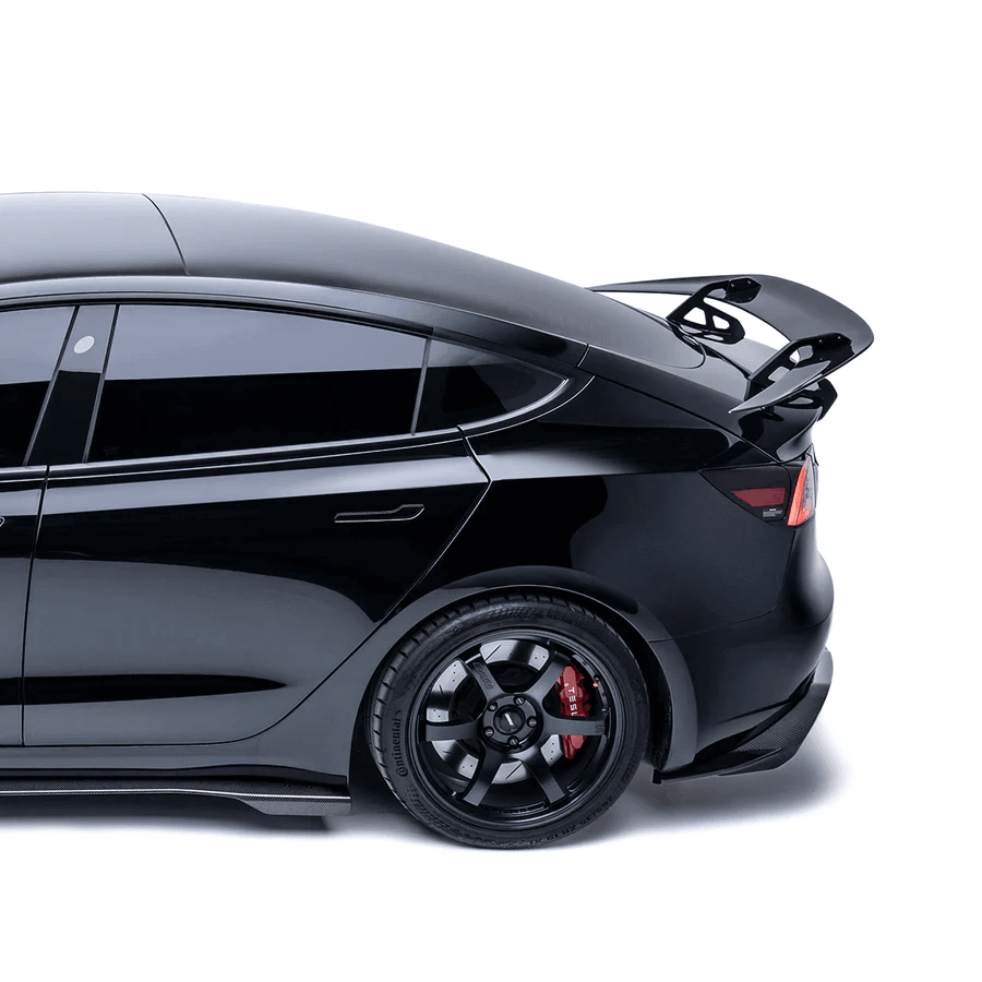 Adro Tesla Model 3 at S-Carbon Fiber Swan Neck Wing