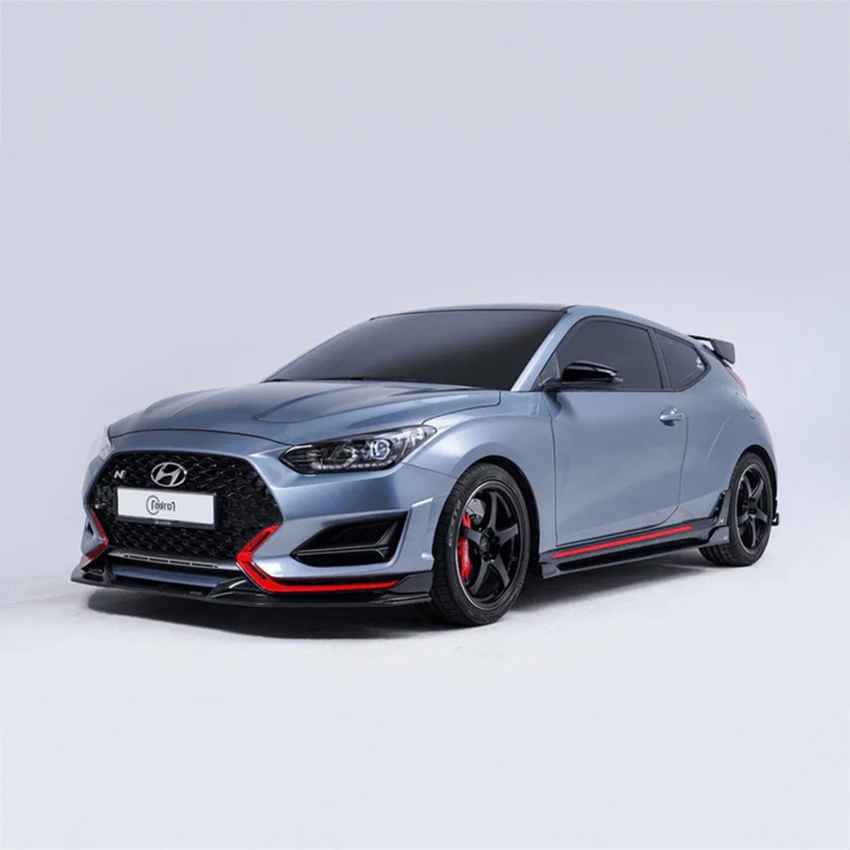 Adro Hyundai Veloster N Carbon Fiber Front Lip V3 (Type B)