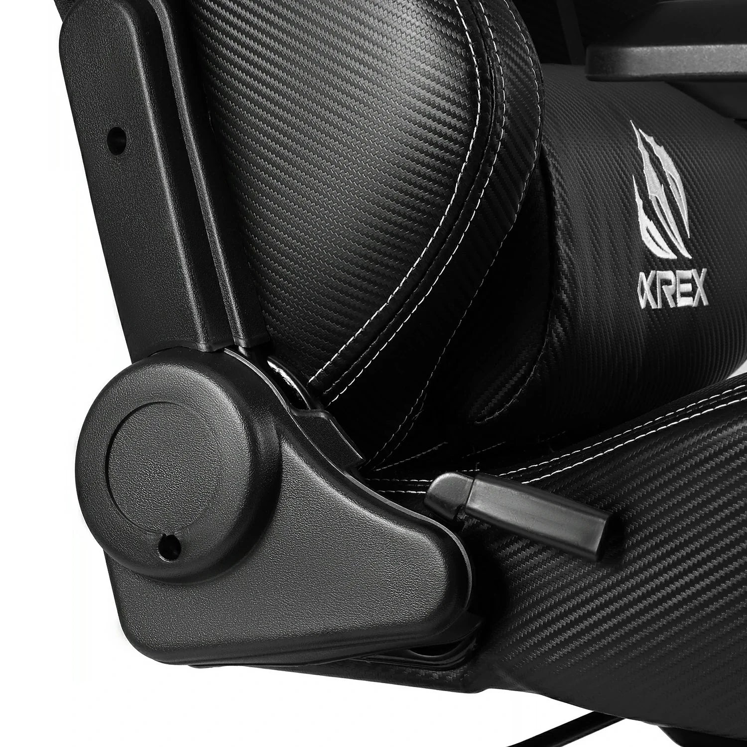 AlphaRex Carbon Fiber Look Racing Style Gaming Reclining Ergonomic Chair | AlphaRex