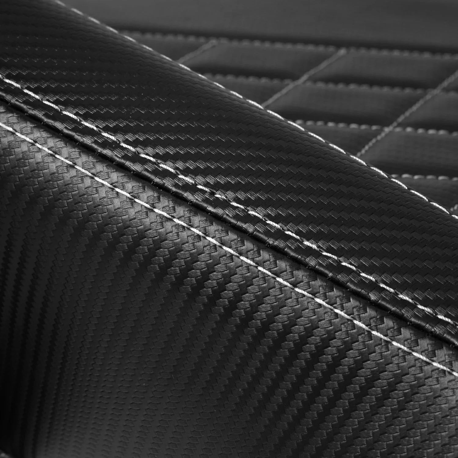 AlphaRex Carbon Fiber Look Racing Style Gaming Reclining Ergonomic Chair | AlphaRex