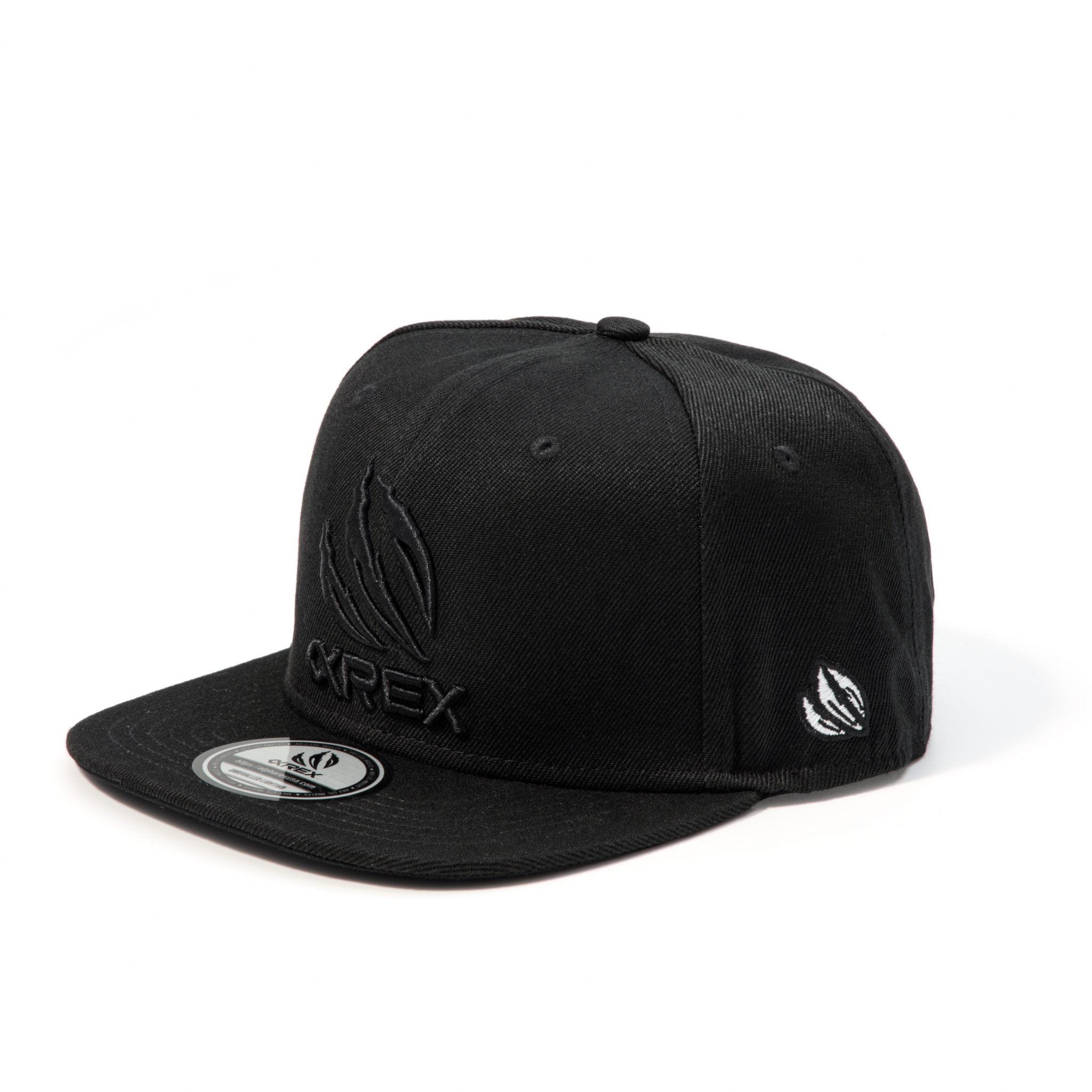 AlphaRex Embroidered Snapback All Black | AlphaRex