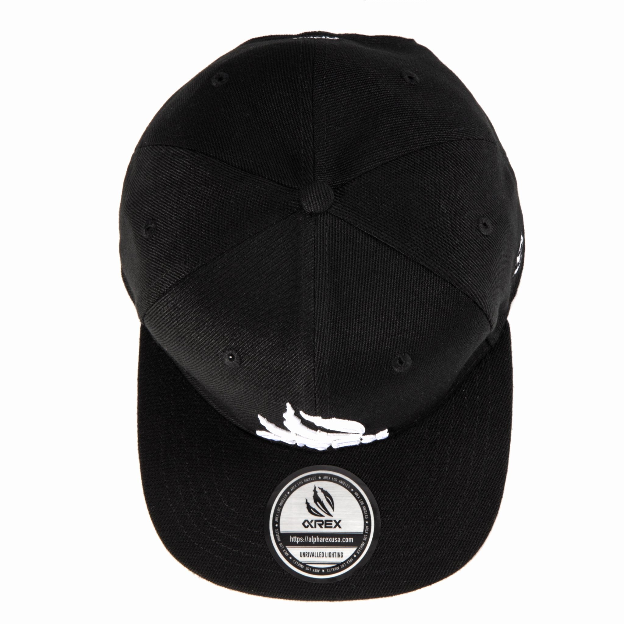 AlphaRex Embroidered Snapback Black & White | AlphaRex