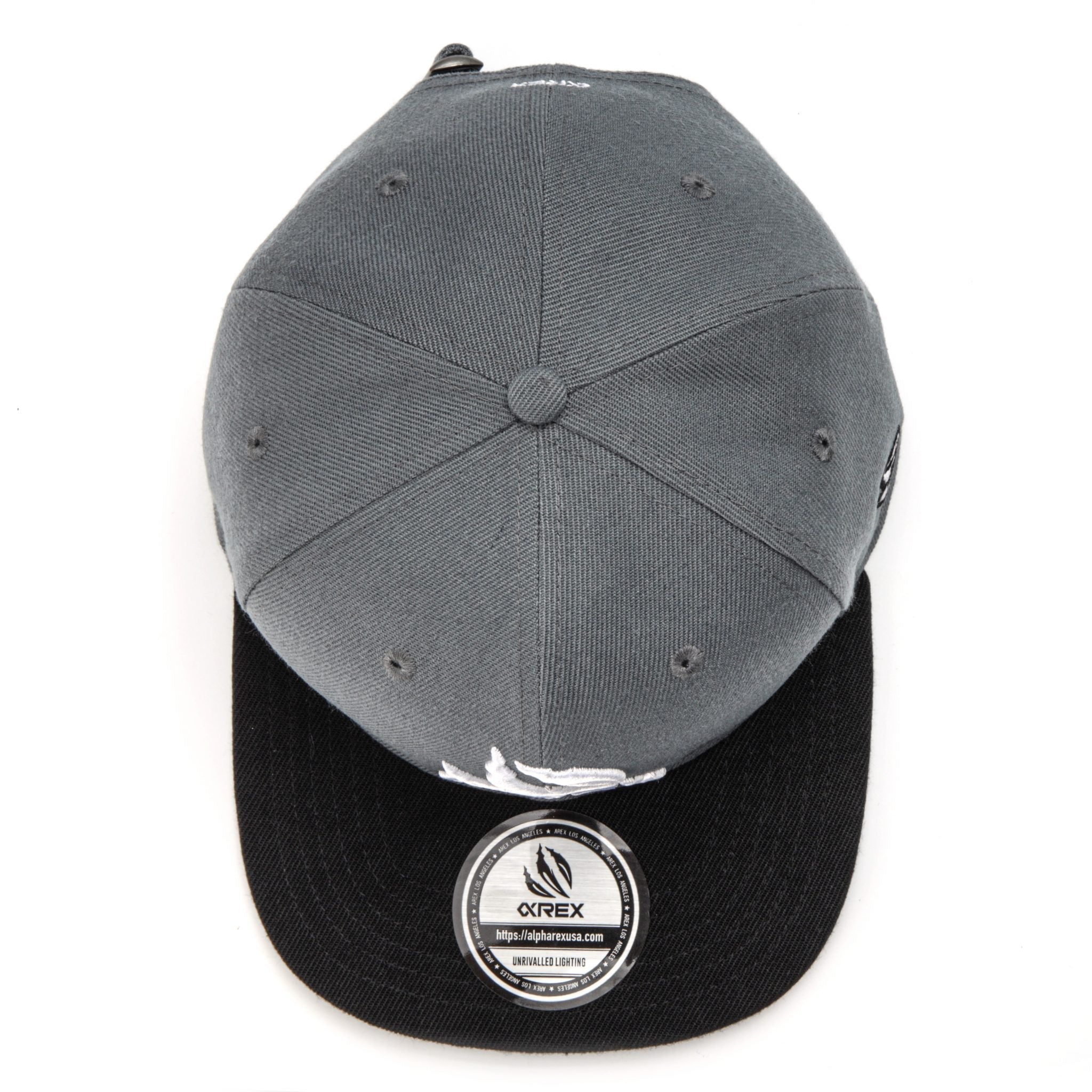 AlphaRex Embroidered Snapback Grey | AlphaRex