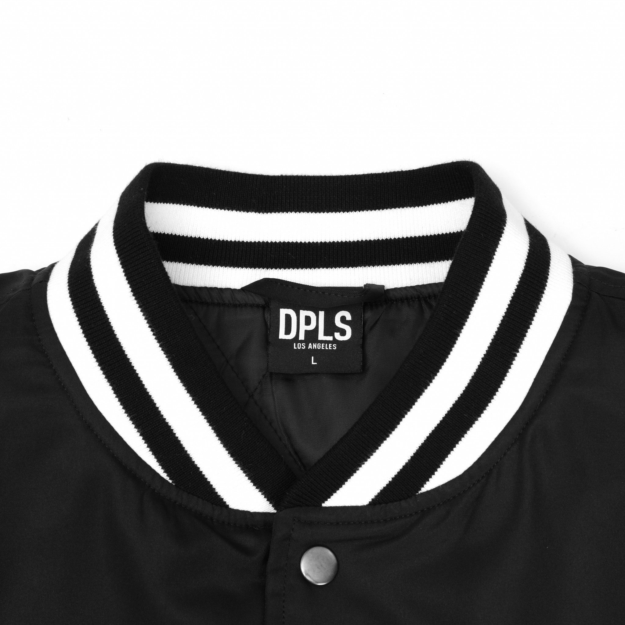 AlphaRex Vintage Varsity Jacket Black | AlphaRex