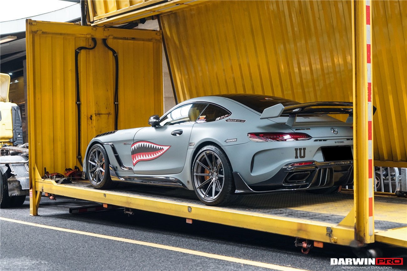 2017 - 2021 Mercedes Benz AMG GTC IMPII Part Carbon Fiber Rear Bumper With Exhasust tips