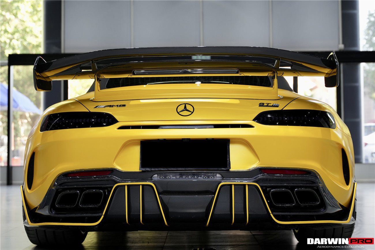 2017 - 2021 Mercedes Benz AMG GTC IMPII Part Carbon Fiber Rear Bumper With Exhasust tips