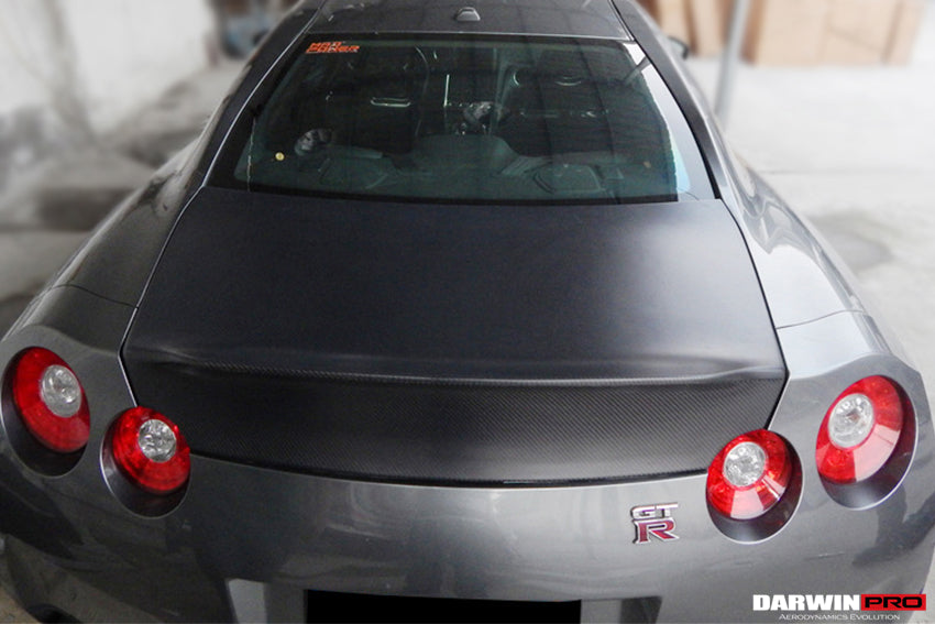 2008 - 2022 Nissan GTR R35 CBA/DBA/EBA AMS Style Carbon Fiber Trunk