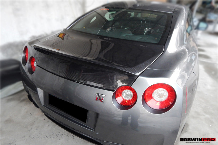 2008 - 2022 Nissan GTR R35 CBA/DBA/EBA AMS Style Carbon Fiber Trunk