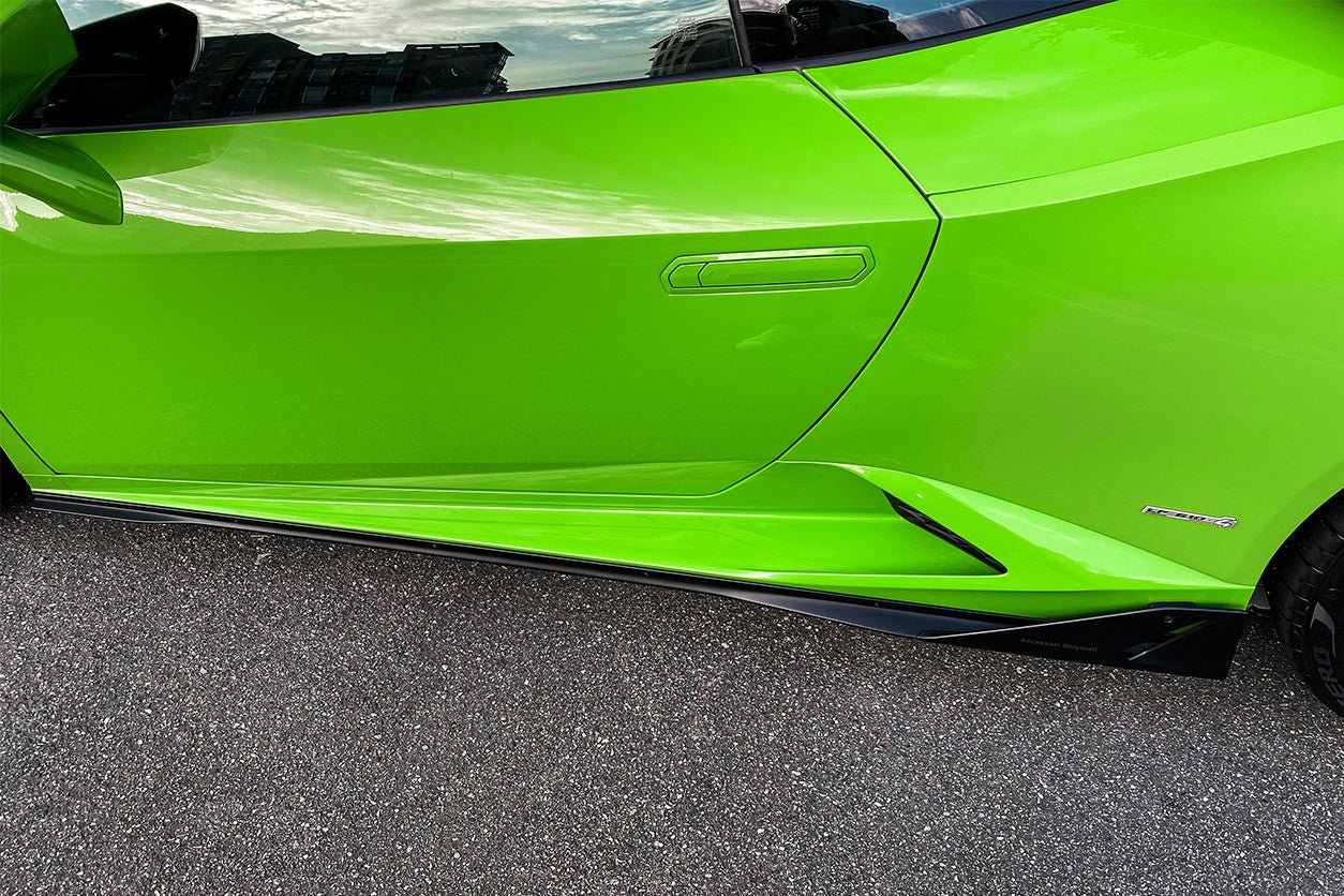 2015 - 2019 Lamborghini Huracan LP610&LP580 AO Style Carbon Fiber Side Skirts Under Board