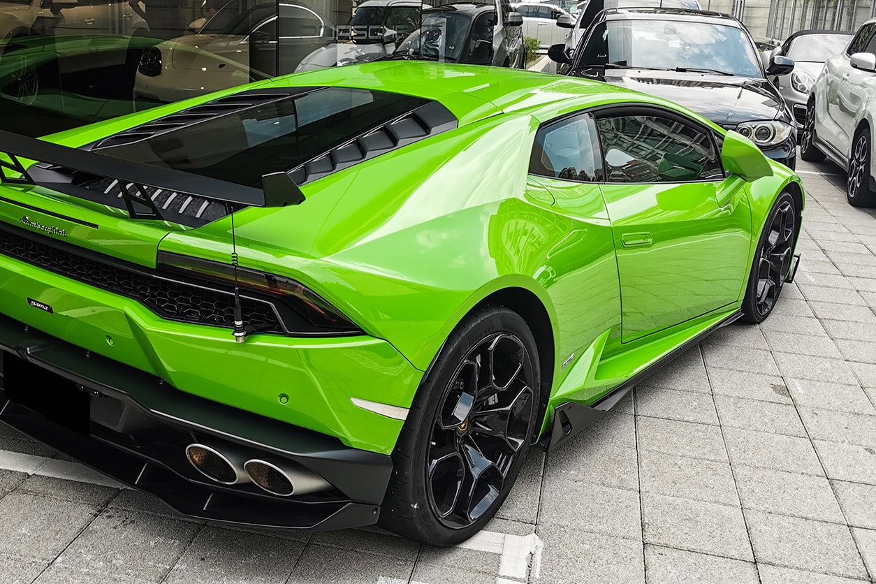 2015 - 2019 Lamborghini Huracan LP610&LP580 AO Style Carbon Fiber Side Skirts Under Board
