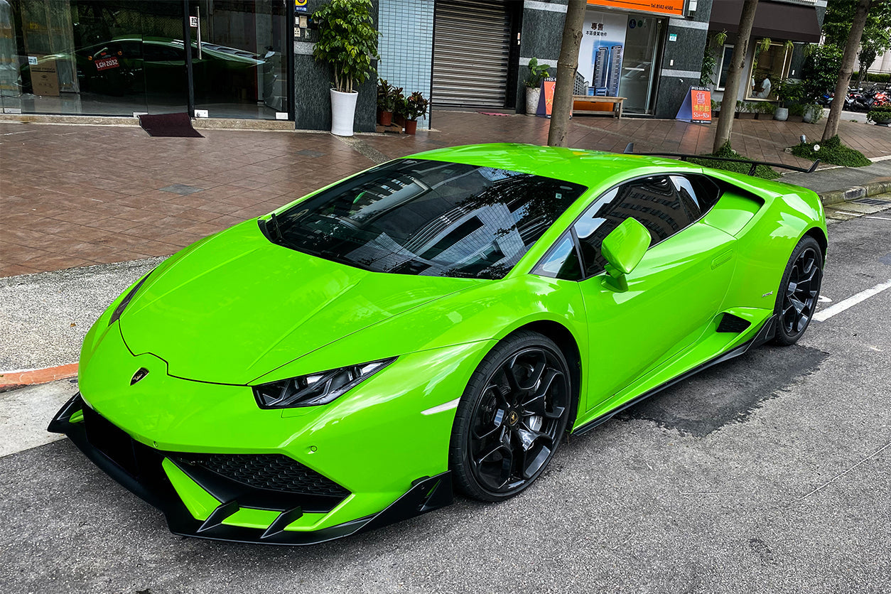 2015 - 2020 Lamborghini Huracan LP610 AO Style Carbon Fiber Front Lip