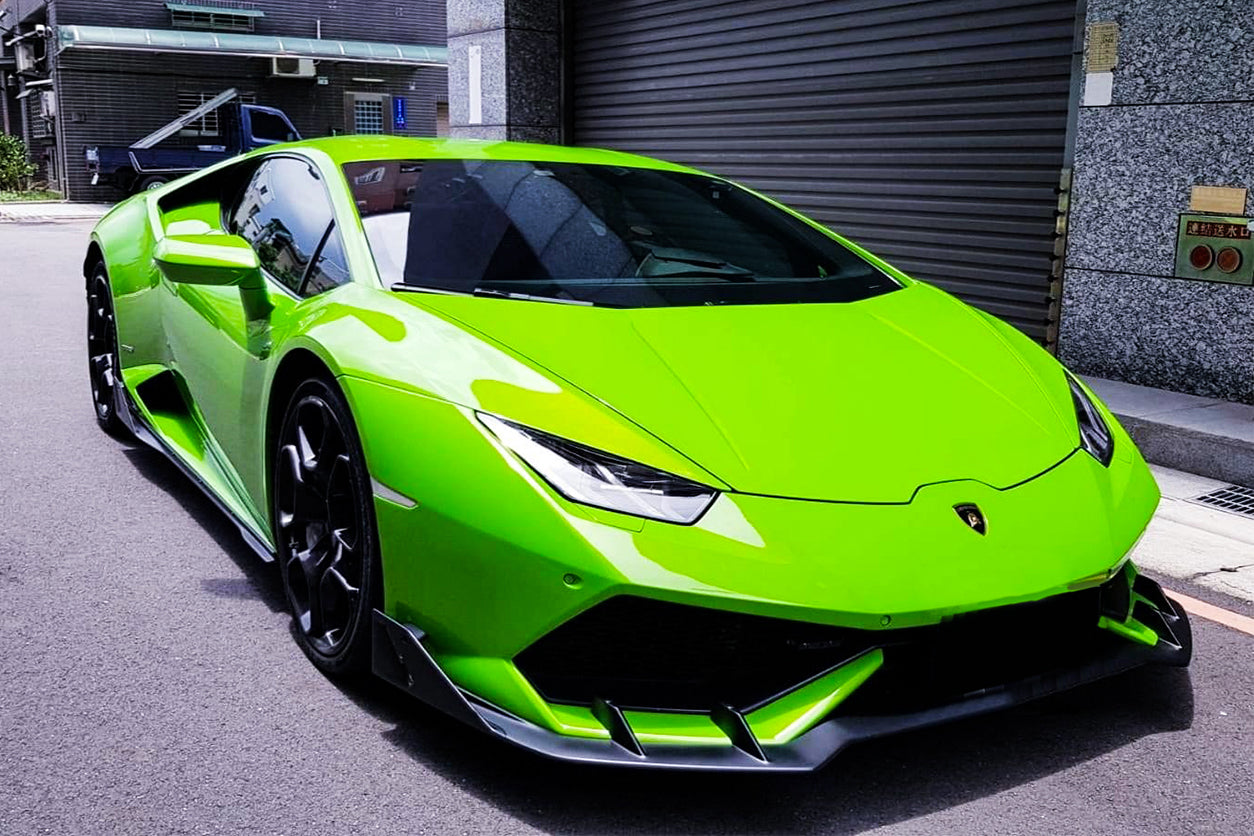 2015 - 2020 Lamborghini Huracan LP610 AO Style Carbon Fiber Front Lip