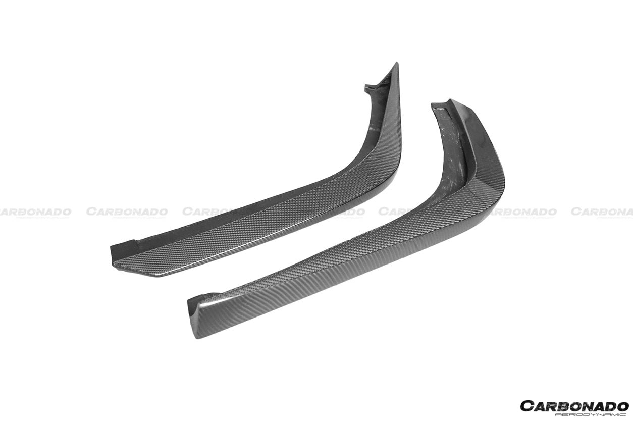 2010 - 2015 Ferrari 458 Coupe/Spyder AP Style Carbon Fiber Front Lip