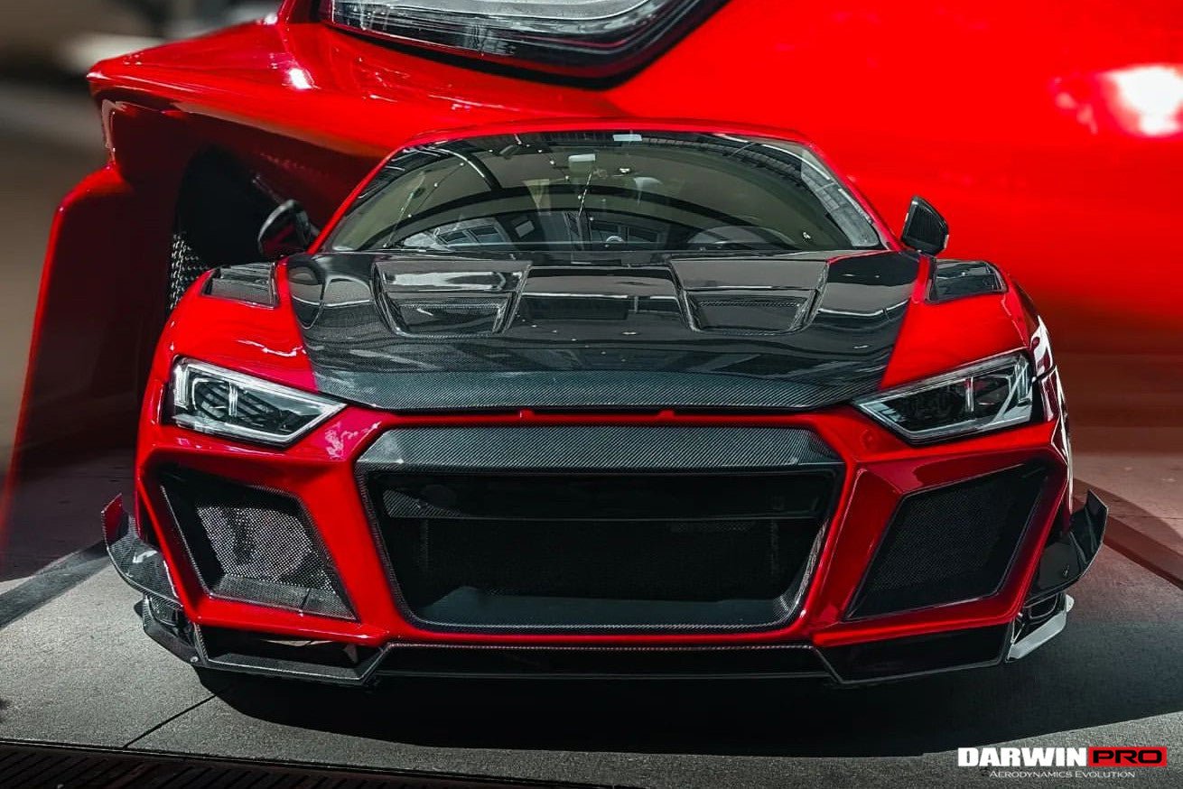 2016 - 2018 Audi R8 Coupe & Spyder IMPII Part Carbon Fiber Front Bumper