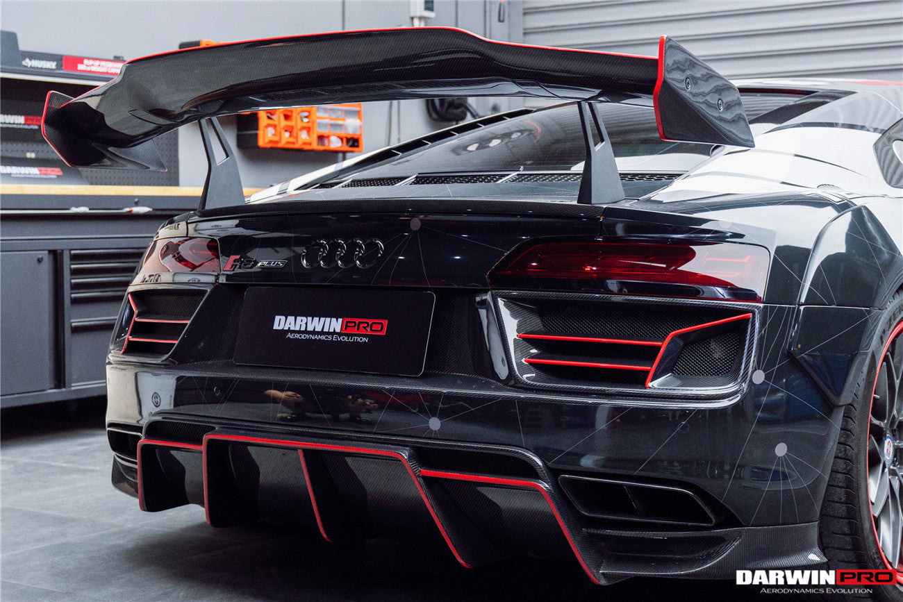 2016 - 2019 Audi R8 GEN2 V10 PLUS Coupe ONLY IMPII Carbon Fiber Trunk Wing with  Base