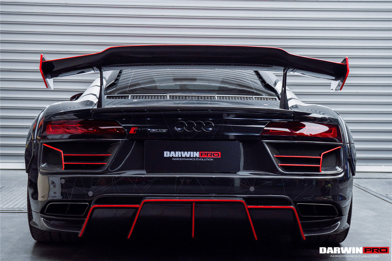 2016 - 2019 Audi R8 GEN2 V10 PLUS Coupe ONLY IMPII Carbon Fiber Trunk Wing with  Base