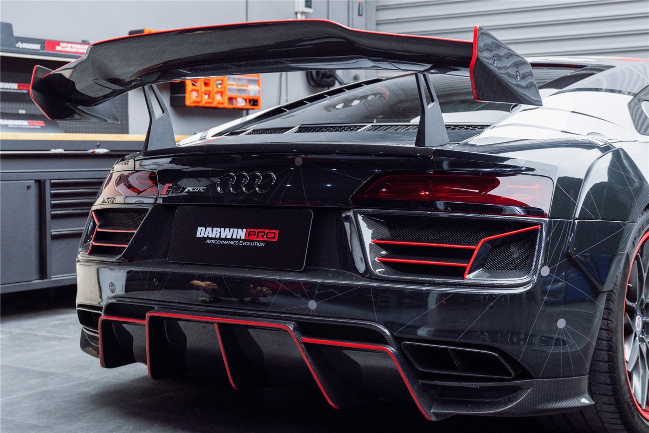2016 - 2018 Audi R8 Coupe & Spyder IMPII Part Carbon Fiber Rear Bumper