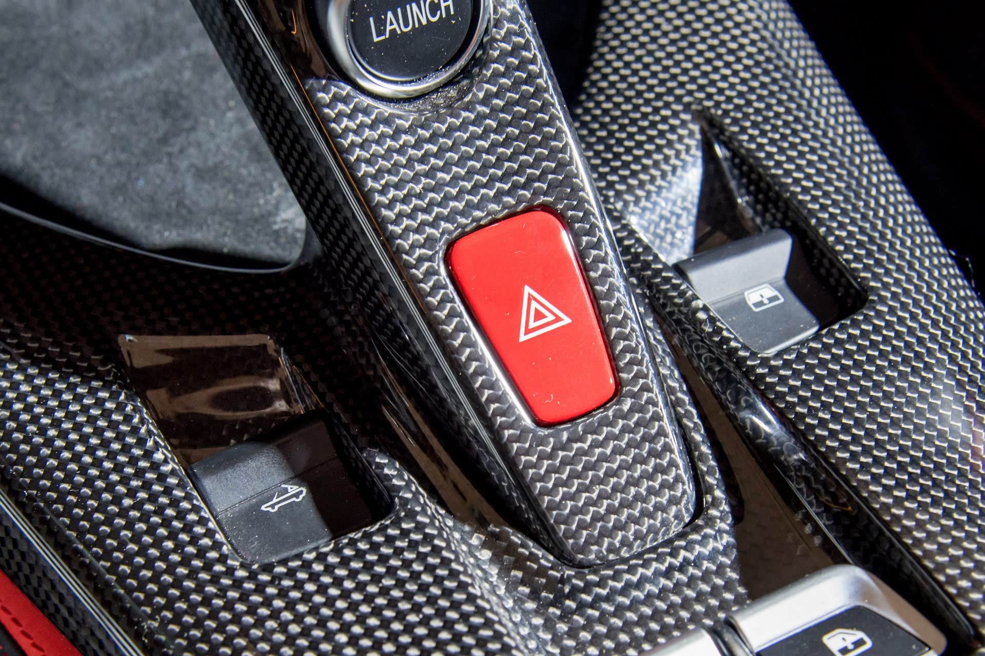 2017-2024 Ferrari 812 Superfast & GTS OE Style Dry Carbon Fiber Bridge Control - Carbonado