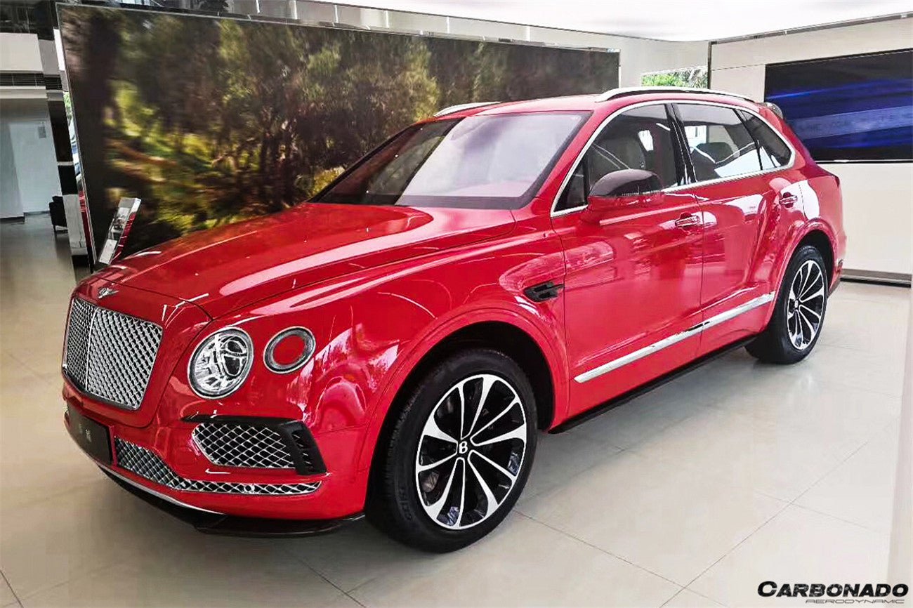 2016 - 2019 Bentley Bentayga OD Style Carbon Fiber Front Lip