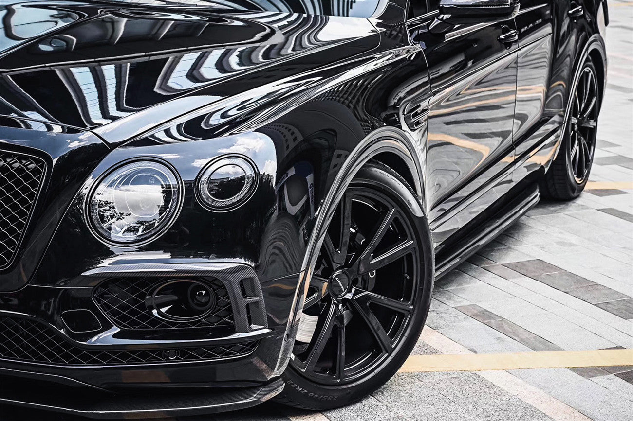 2016 - 2019 Bentley Bentayga OD Style Carbon Fiber Fog Light Cover