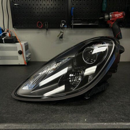 Porsche 981 Headlight Lens Replacement Service (2012-2016)