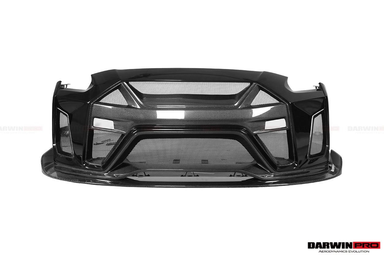 2008 - 2022 Nissan GTR R35 CBA & DBA & EBA BKSSII Style Partial Carbon Fiber Full Wide Body Kit