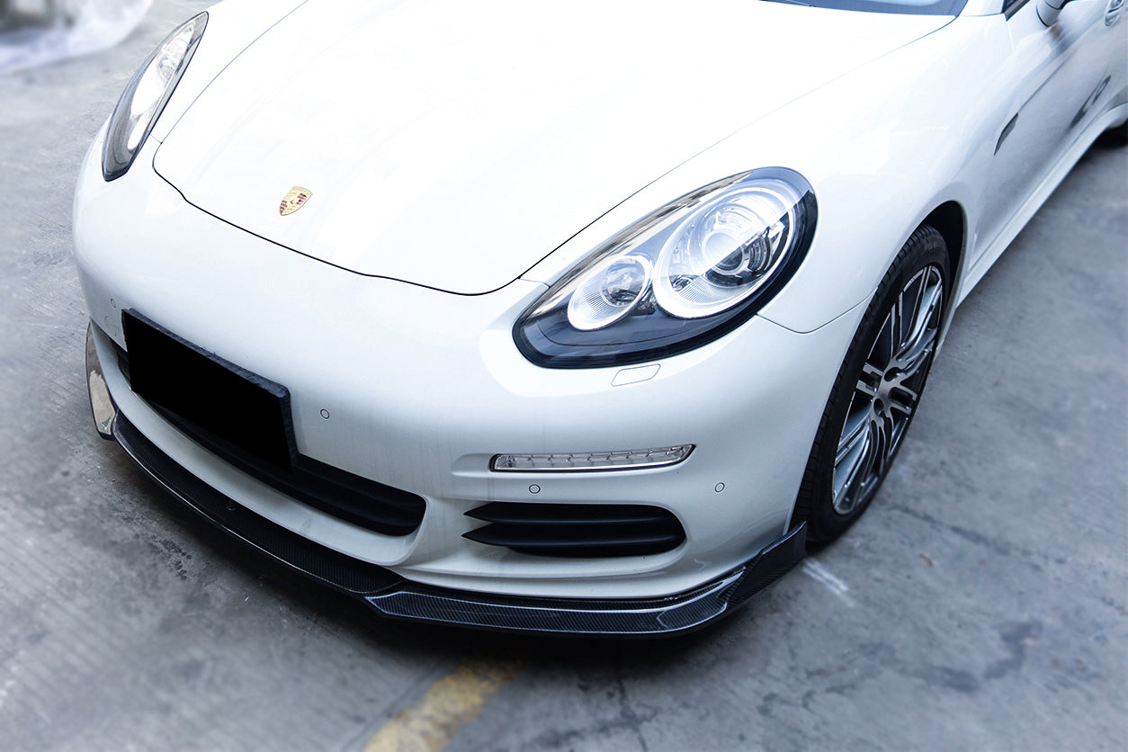 2013 - 2016 Porsche Panamera 970.2 BS-Sport Style Carbon Fiber Front Lip