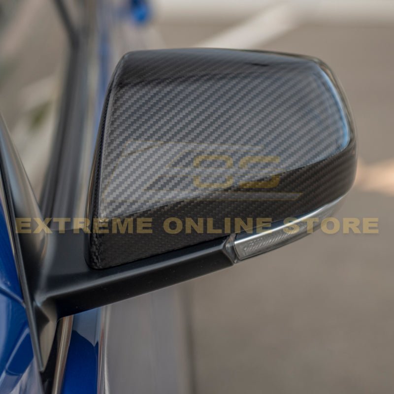 Cadillac ATS ATS-V CT4 CT4-V Dry Carbon Fiber Mirror Covers 2013-Up