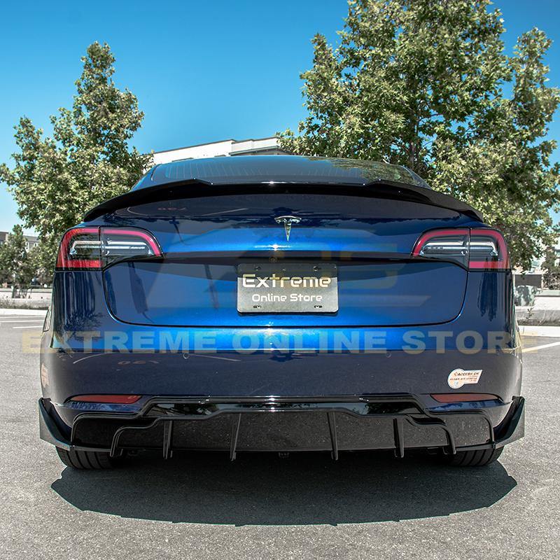 2017-Up Tesla Model 3 Rear Bumper Diffuser - Extreme Online Store