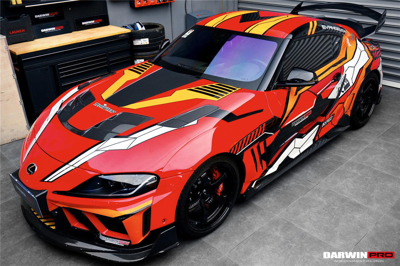 Toyota GR Supra A90 A91 Carbon Fiber Hood (2019–2025)
