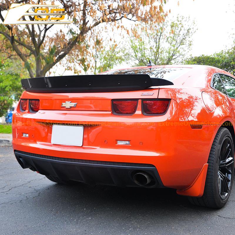 Rear Trunk Spoiler W/ Wicker Bill Extension | 10-13 Camaro - ExtremeOnlineStore