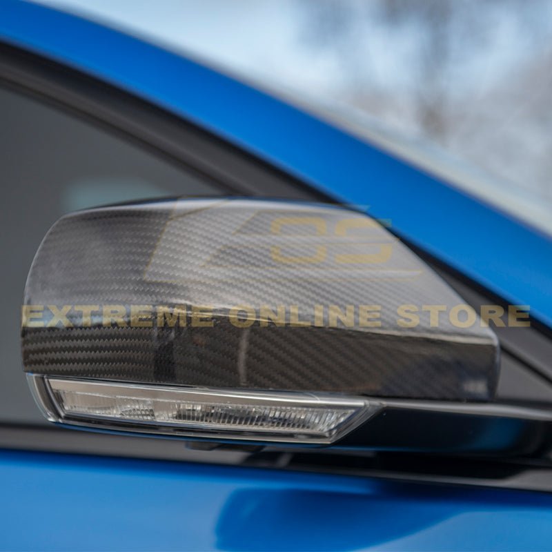 Cadillac ATS ATS-V CT4 CT4-V Dry Carbon Fiber Mirror Covers 2013-Up
