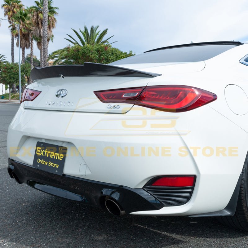 Infiniti Q60 High Kick Carbon Fiber Rear Spoiler 2017-Up
