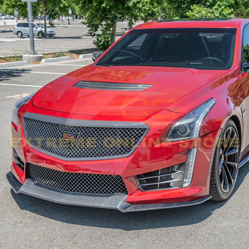 Cadillac CTS-V V3 Dry Carbon Fiber Front Grille Insert Set 2016-2019