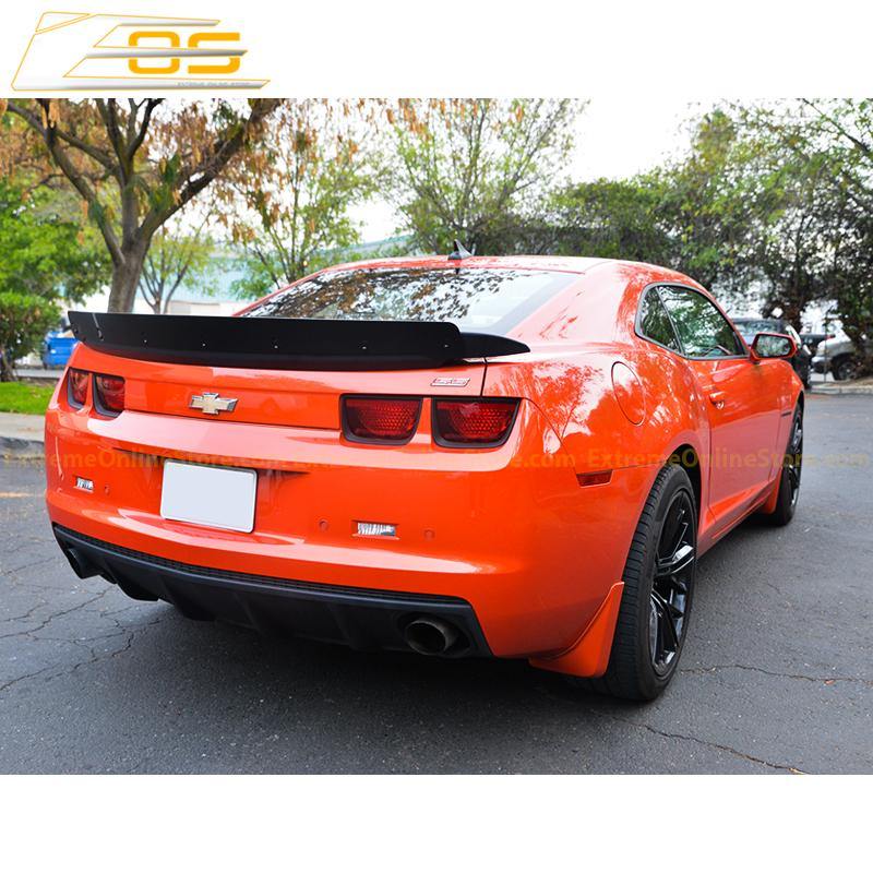 Rear Trunk Spoiler W/ Wicker Bill Extension | 10-13 Camaro - ExtremeOnlineStore