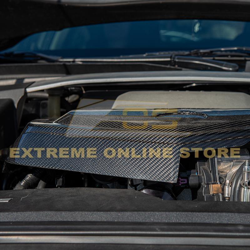 2009-15 Cadillac CTS-V Carbon Fiber Front Engine Cover - Extreme Online Store