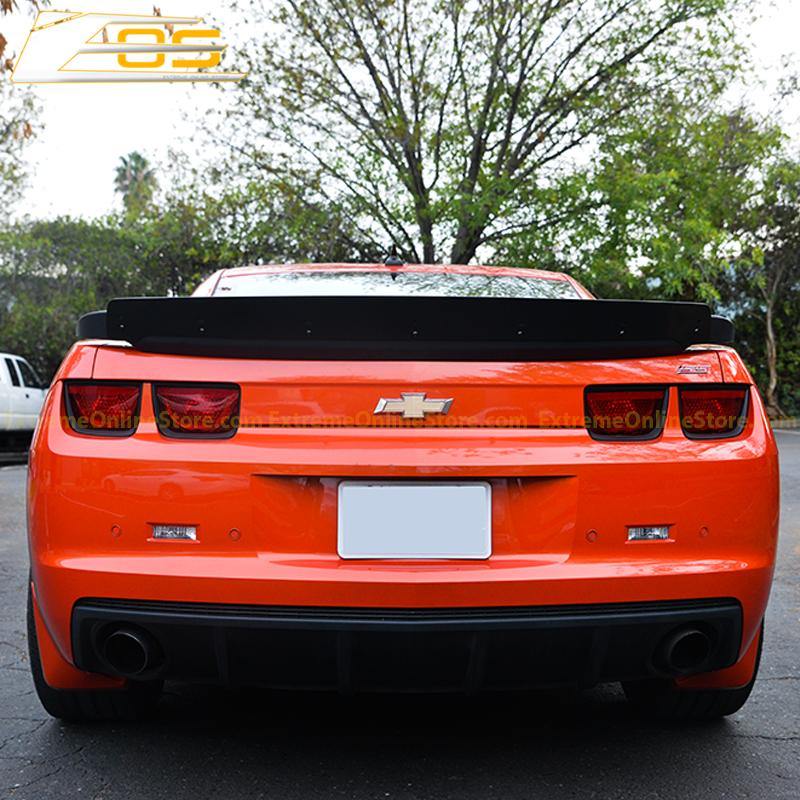 Rear Trunk Spoiler W/ Wicker Bill Extension | 10-13 Camaro - ExtremeOnlineStore