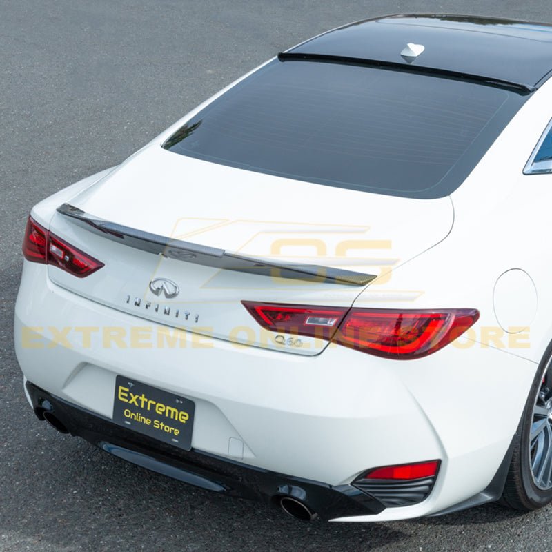 Infiniti Q60 High Kick Carbon Fiber Rear Spoiler 2017-Up