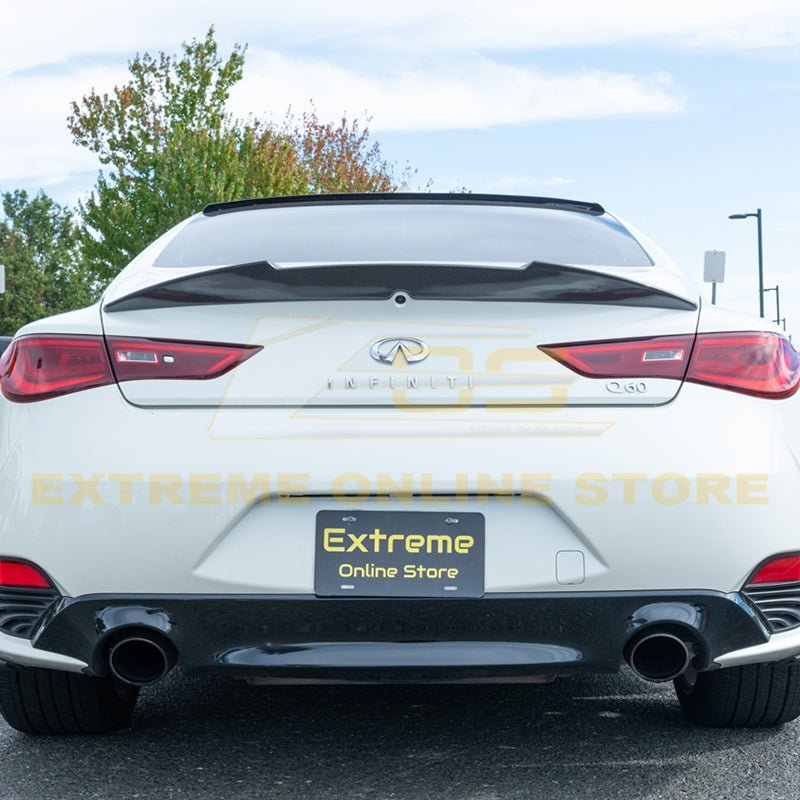 Infiniti Q60 High Kick Carbon Fiber Rear Spoiler 2017-Up
