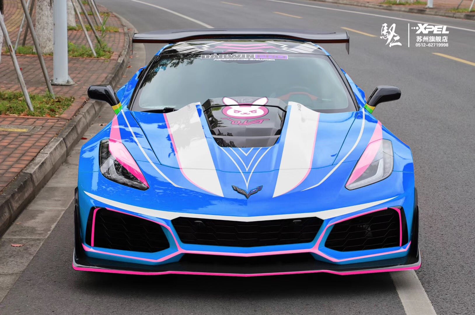 2013-2019 Corvette C7 Z51 Convert ZR1 Style Front Body Kit
