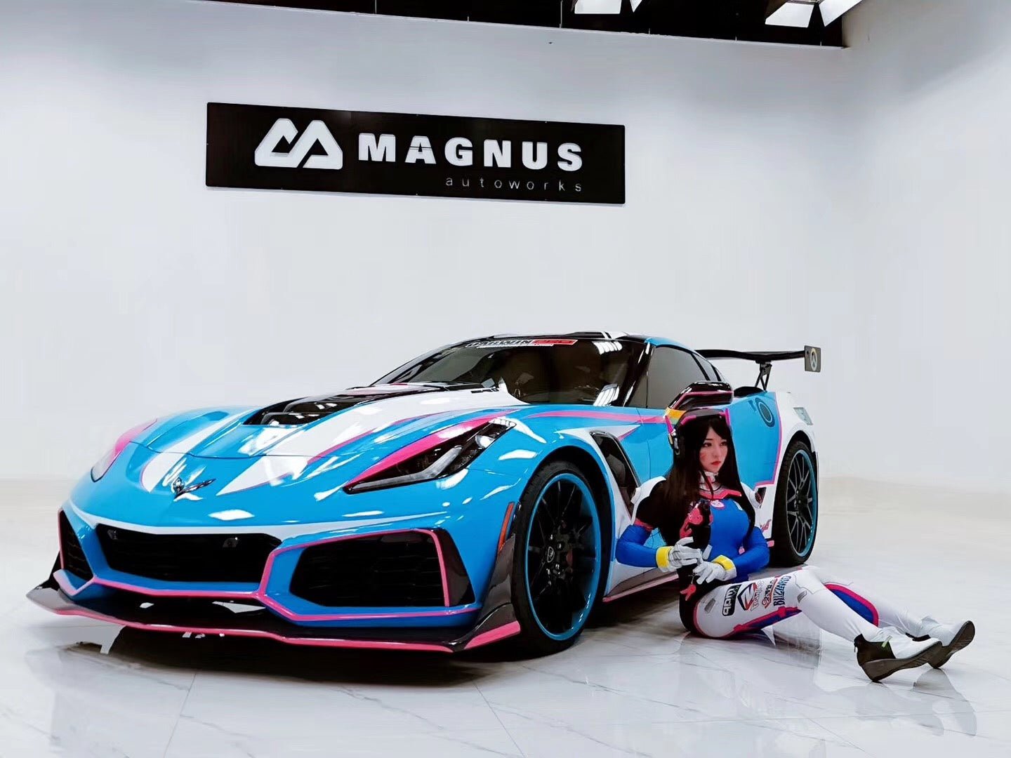 2013-2019 Corvette C7 Z51 Convert ZR1 Style Front Body Kit