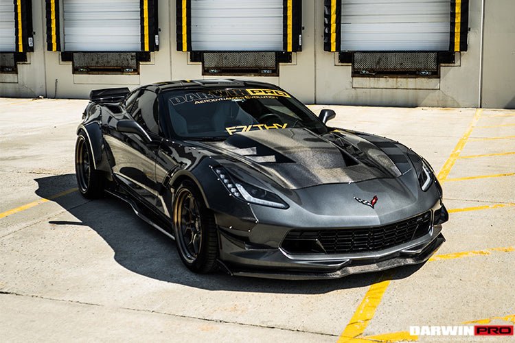2013-2019 Corvette Z06 Grandsport BKSS Style Carbon Fiber Hood